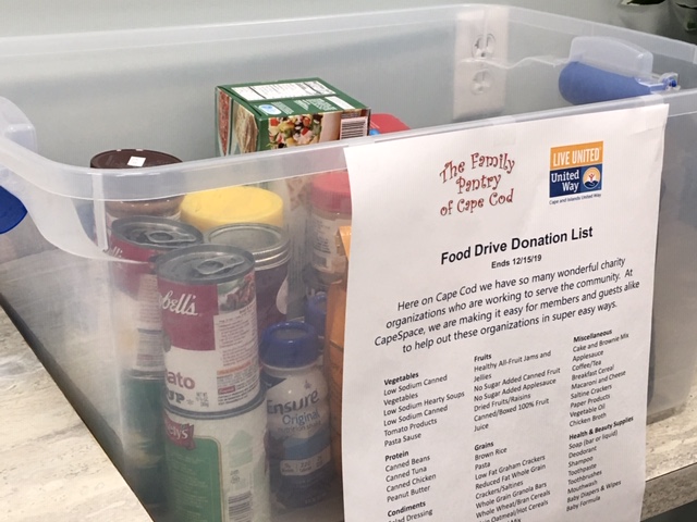 Box for donated foods